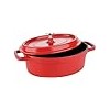 Cocotte en fonte ovale 4 litres noire Gourmet